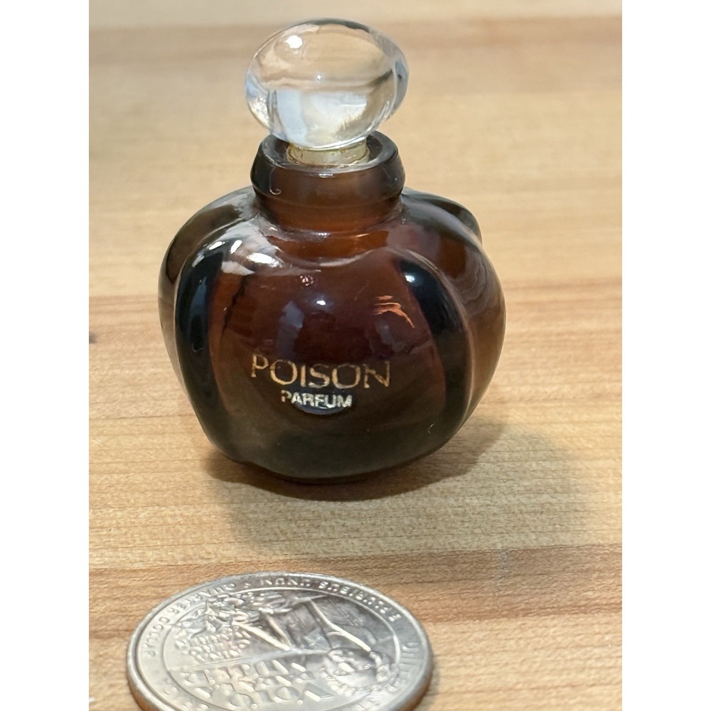 Vintage Christian Dior Poison 1oz Collectors Bottle - Empty Discontinued 80s